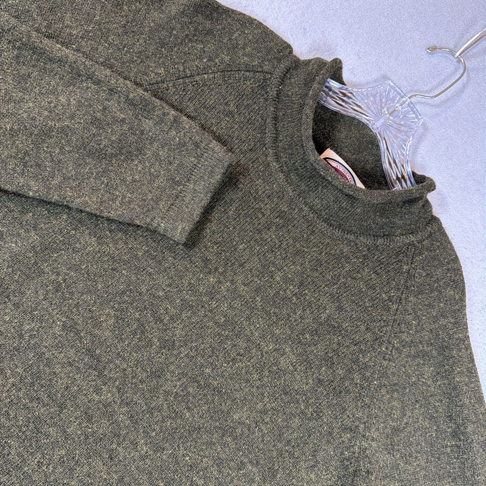 Pure & Simple Authentic Clothing Rollneck Sweater Lambswool XL Brown Men